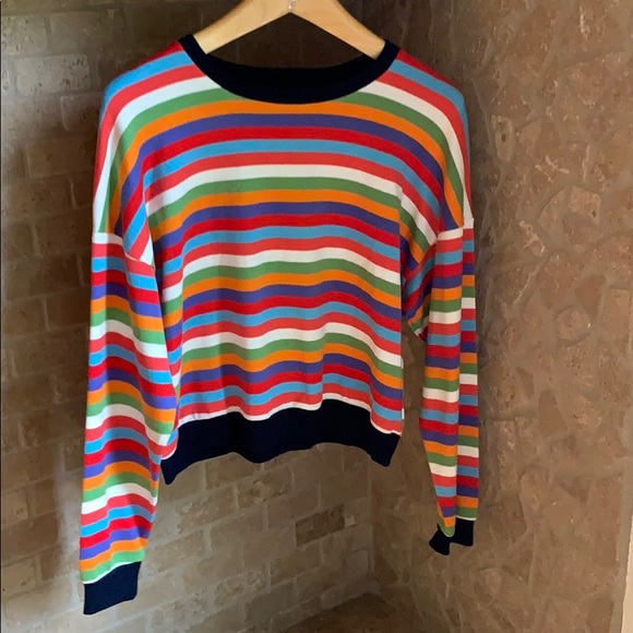 Bershka Sweaters - NWOT! - Multi-coloured striped top